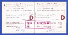 COOPERATIVA " A CASA É MINHA" - RUA DO TELHAL, 8 - 4º ESQº, LISBOA -- 1 DE SETEMBRO DE 1959 - Portugal