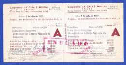COOPERATIVA " A CASA É MINHA" - RUA DO TELHAL, 8 - 4º ESQº, LISBOA -- 1 DE JULHO DE 1957 - Portogallo
