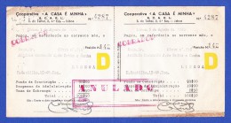 COOPERATIVA " A CASA É MINHA" - RUA DO TELHAL, 8 - 4º ESQº, LISBOA -- 1 DE AGOSTO DE 1956 - Portugal