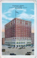 PENNSYLVANIA PITTSBURG ROOSEVELT HOTEL L.FRED KLOOZ  TRAFFIC CARS  OLD POSTCARD 1930 - Pittsburgh