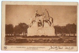 AK CASABLANCA  LE MONUMENT DE LA VICTORIE  ALTE POSTKARTE 1930 - Casablanca