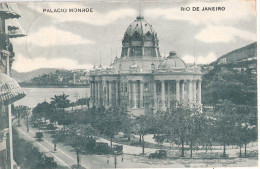 Rio De Janeiro Palce MONROE DEUTSCHE SCHIFFSPOST LINIE BREMEN LA PLATA 5.5.1925 Gelaufen - Maschinenstempel (EMA)