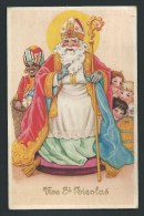Vive St. Nicolas.  Avec Enfants Et Père Fouettard - Sinterklaas