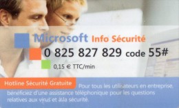 CARTE D'ENTREPRISE  MICROSOFT  Info Sécurité - Sonstige & Ohne Zuordnung