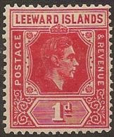 LEEWARD IS 1938 1d KGVI SG 99 HM #BC338 - Leeward  Islands