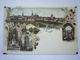 GRUSS  Aus  LIPPSTADT  :  Carte Couleur  1897   XX - Lippstadt