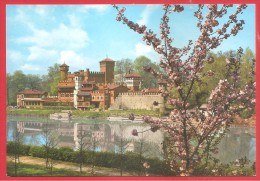 CARTOLINA NV ITALIA - TORINO - Castello Medioevale E Fiume Po - 10 X 15 - Fiume Po