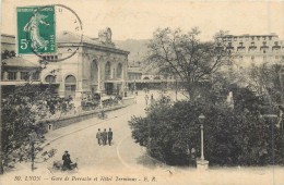 69 LYON - Gare De Perrache Et Hôtel Terminus - Sonstige & Ohne Zuordnung