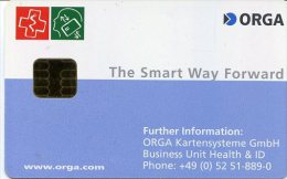 @+ Carte à Puce Sample : ORGA - The Smart Way Forward - Driver Test Card - Exhibition Cards