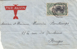 Avions - Congo Belge - Lettre De 1932 - Cartas & Documentos