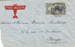 Avions - Congo Belge - Lettre De 1932 - Briefe U. Dokumente