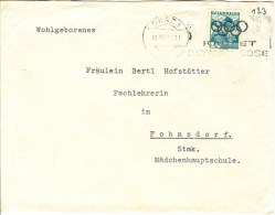 AUSTRIA Cover With Cancel GRAZ 1 KAUFET OLYMPIA-LOSE - Sommer 1936: Berlin