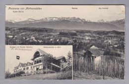 ZH Mettmenstetten  Panorama Und Pension Paradies Foto W.Zimmermann-Strassler Ungebraucht - Mettmenstetten