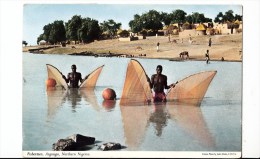 P3867 Nigeria Fishermen Argungu Types   Front/back Image - Nigeria