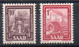 SARRE N° 255 Et 256  Neufs Sans Charnieres - Unused Stamps