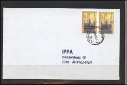 BELGIUM Postal History Brief Envelope BE 021 Architecture - Sonstige & Ohne Zuordnung