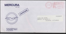 BELGIUM Postal History Brief Envelope BE 033 Meter Mark Franking Machine Birds - Otros & Sin Clasificación