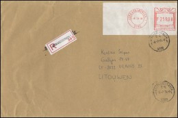 BELGIUM Postal History Brief Envelope BE 037 Meter Mark Franking Machine - Other & Unclassified