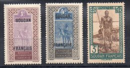 SOUDAN N° 20 - 22 - 85  Neufs Sans Charnieres     (pliure Non Visible Sur Le 85) - Unused Stamps