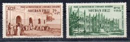 SOUDAN PA N° 6 Et 7  Neufs Sans Charnieres   (trace Brunatre Sur Le 7) - Unused Stamps
