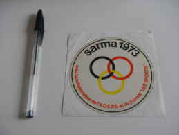 Autocollant - Journal LES SPORTS - SARMA 1973 - Stickers
