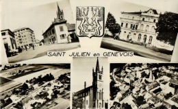 CPSM SAINT JULIEN EN GENEVOIS  , Multivues - Saint-Julien-en-Genevois