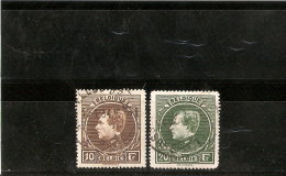 BELGIQUE  N° 289/290 OBLITERE - 1929-1941 Grand Montenez