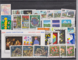 Liechtenstein 2001 Jahrgang Gestempelt - Used Stamps