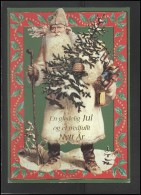 NORWAY Postal History Brief Postcard Air Mail NO 012 Christmas New Year Olympic Games Lillehammer - Lettres & Documents