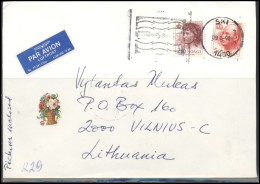 NORWAY Postal History Brief Envelope Air Mail NO 015 Personalities - Storia Postale