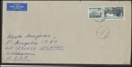 NORWAY Postal History Brief Envelope Air Mail NO 024 Architecture - Cartas & Documentos