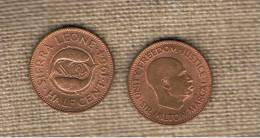 SIERRA LEONE - 1/2 Cent 1964  KM16 - Sierra Leone