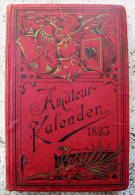 LIBRO TASCHEN KALENDER DR. A. MIETHE 1893 FREIEN PHOTOGRAPHISCHEN VEREINIGUNG ZU BERLIN PHOTOGRAPHEN FOTOGRAFIA - Biographien & Memoiren