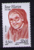 Saint Pierre And Miquelon 2007 Sister Hilarion MNH - Nuevos