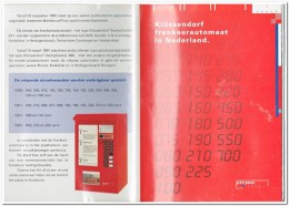 Nederland, Omslag Klussendorf Frankeerautomaat, Franking Machine, - Poste