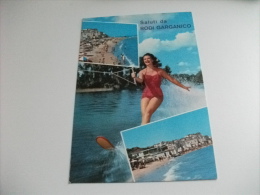 SCI NAUTICO SCI ACQUATICO PIN  UP Mora Con Costume Rosso  Rodi Garganico Vedutine - Water-skiing