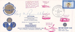 Australia 1980 Rotary International 75th Anniversary Commemorative Cover - Bolli E Annullamenti
