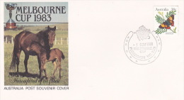 Australia 1983 Melbourne Cup, Souvenir Cover - Cartas & Documentos