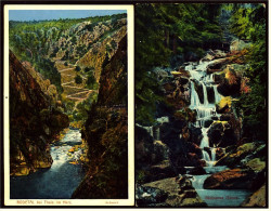 2 X Bodetal Im Harz  -  Steinerne Renne / Schurre  -  Ansichtskarten  Ca.1910    (3136) - Thale