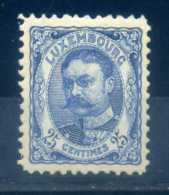 LUXEMBOURG - 1906 DUKE WILLIAM IV, 25c BLUE - 1906 Guglielmo IV