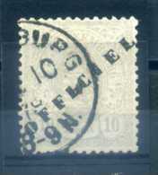 LUXEMBOURG - 1878/79 OFFICIAL 10c GREY - 1859-1880 Wapenschild