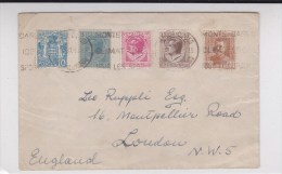 MONACO - 1937 - ENVELOPPE à DESTINATION De LONDON (ENGLAND) - Poststempel