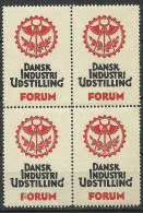 DENMARK Dänemark Danmark Ca 1925 Advertising Stamp Reklamemarke Industrie Aufstellung Exposition - Ungebraucht