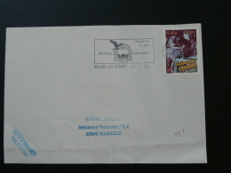 01 Ain Villars Les Dombes Parc Des Oiseaux - Flamme  Sur Lettre Postmark On Cover - Werbestempel