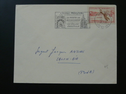08 Ardennes Mouzon Timbre Pétanque 1958 - Flamme  Sur Lettre Postmark On Cover - Petanca