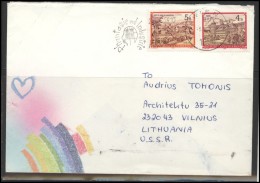 AUSTRIA OESTERREICH Postal History Brief Envelope AT 009 Architecture Fantasy And Industry - Storia Postale