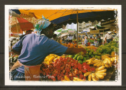 CPM  -   GUADELOUPE   -   Pointe-à-Pître  -  Le Marché  -  Fruits  -  Légumes. - Pointe A Pitre