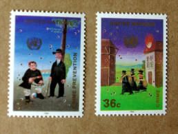 Y1 Nations Unies (New York) : Prévention Du Crime - Unused Stamps