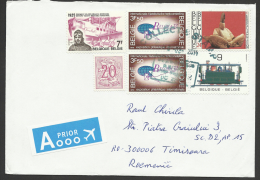 Belgium, Cover, Special Hand  Cancellation,("collect Stamps..."),in 2014, With Older Stamps. - Storia Postale