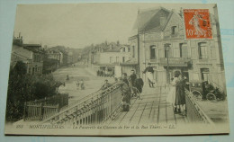 Montivilliers - La Passerelle Du Chemin De Fer Et La Rue Thiers - Montivilliers